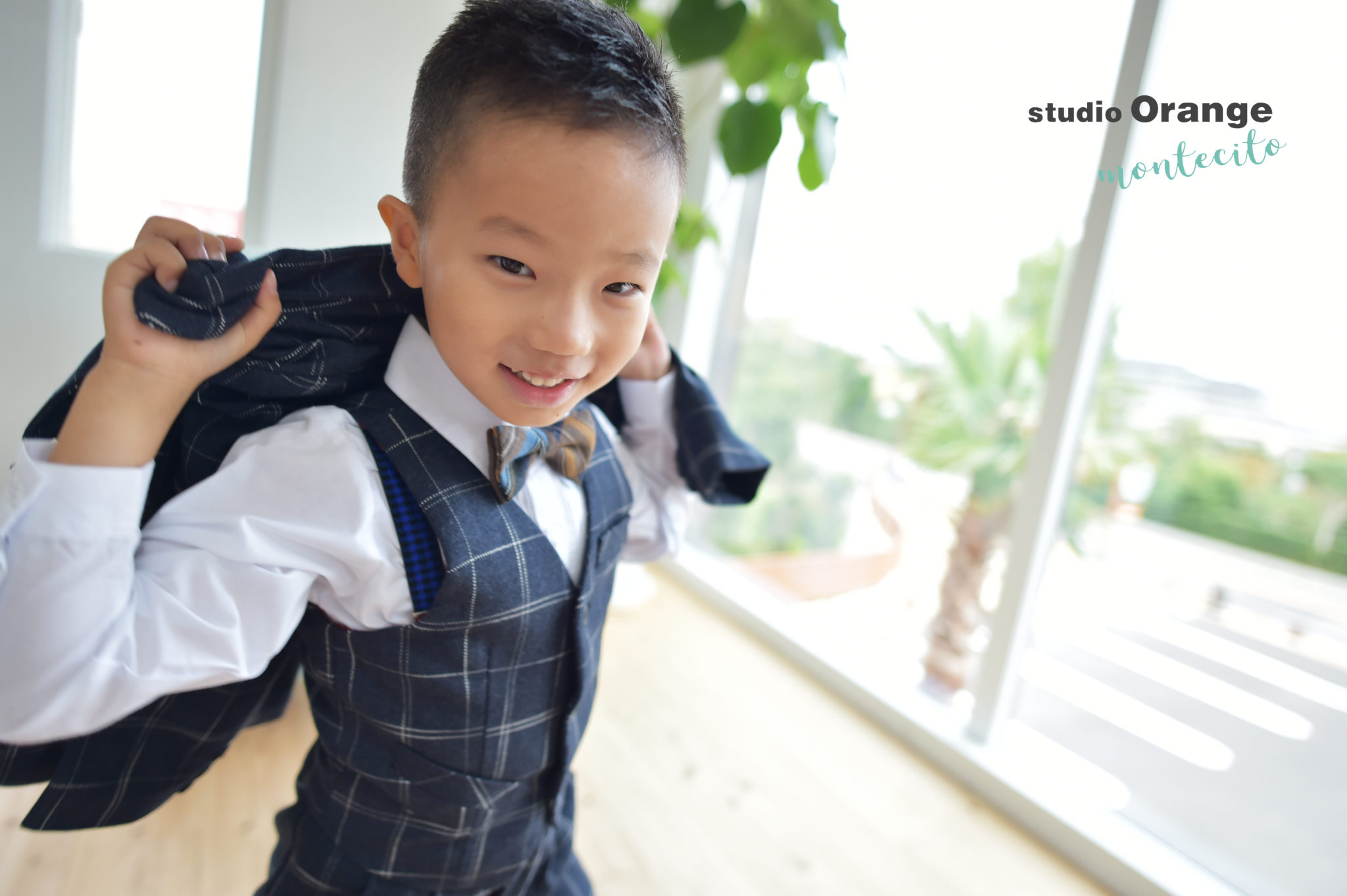 ５歳の七五三の男の子