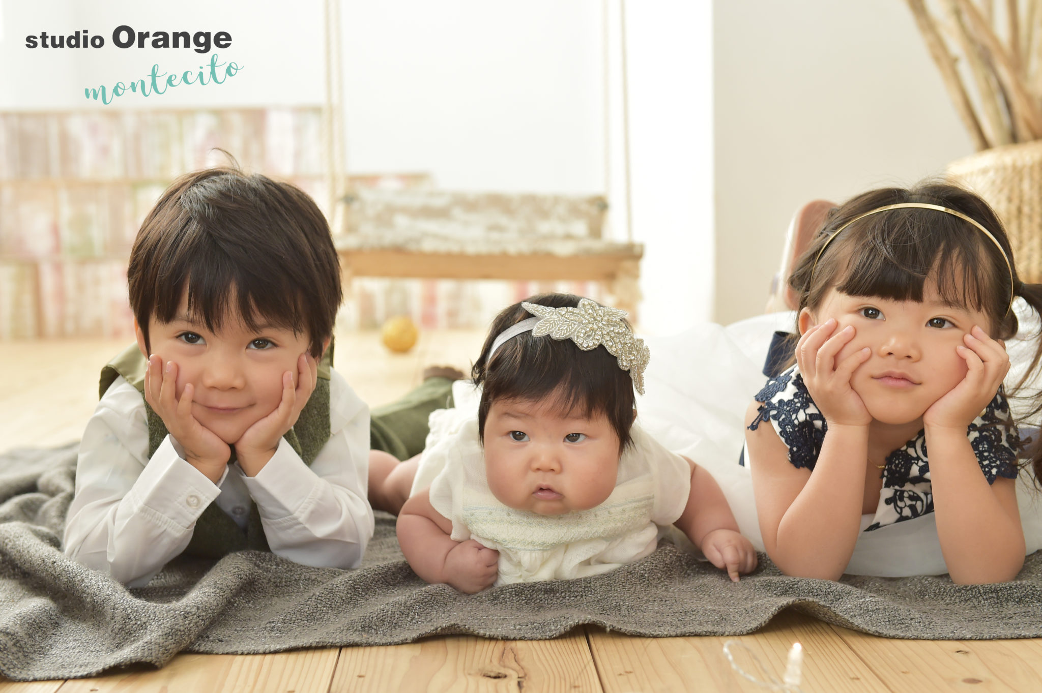 七五三後撮りで３歳の男の子
