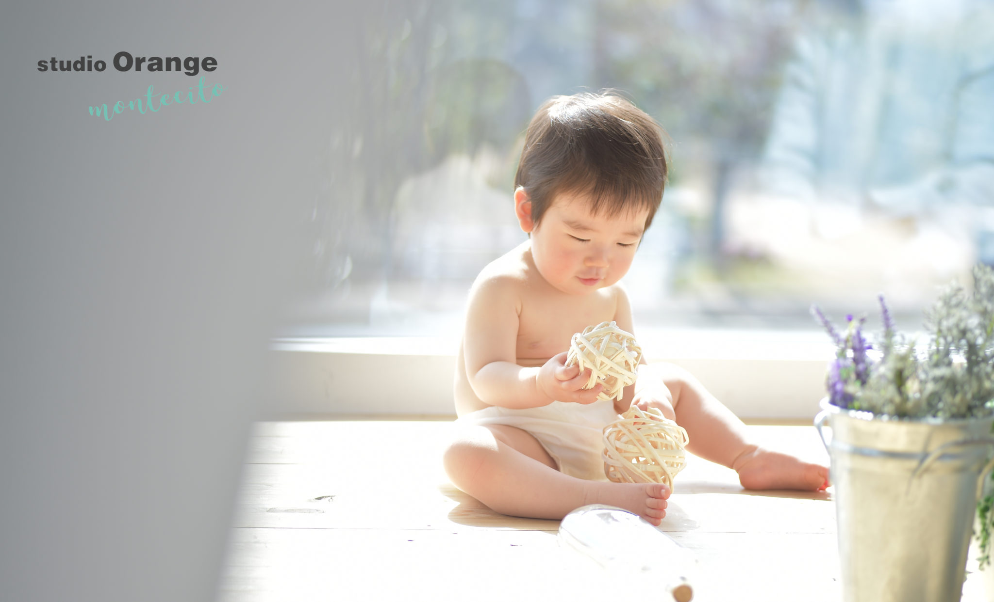 伊丹市より1歳のお誕生日撮影の男の子