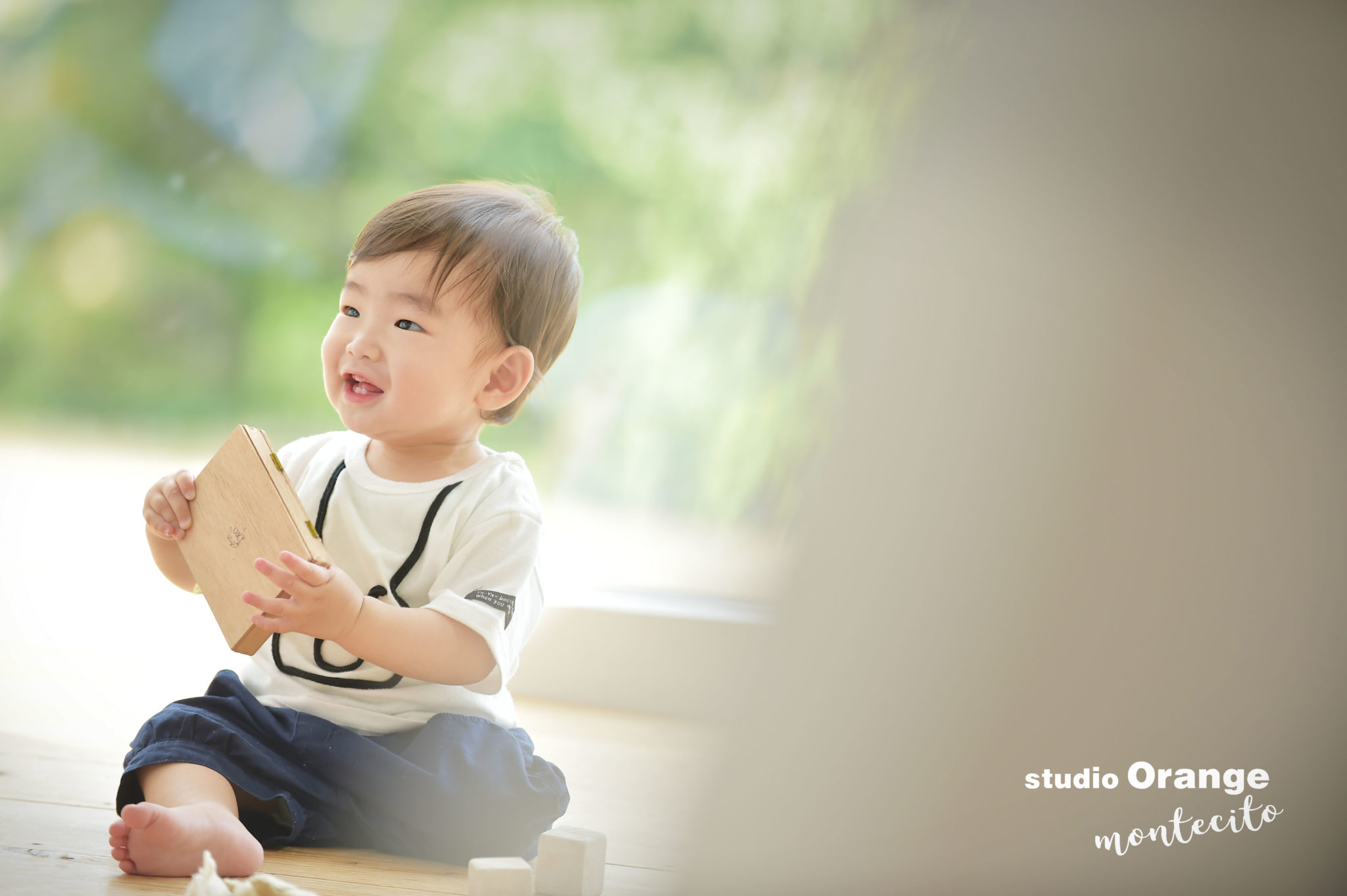 1歳男の子が川西市よりファーストバースデーのお祝い