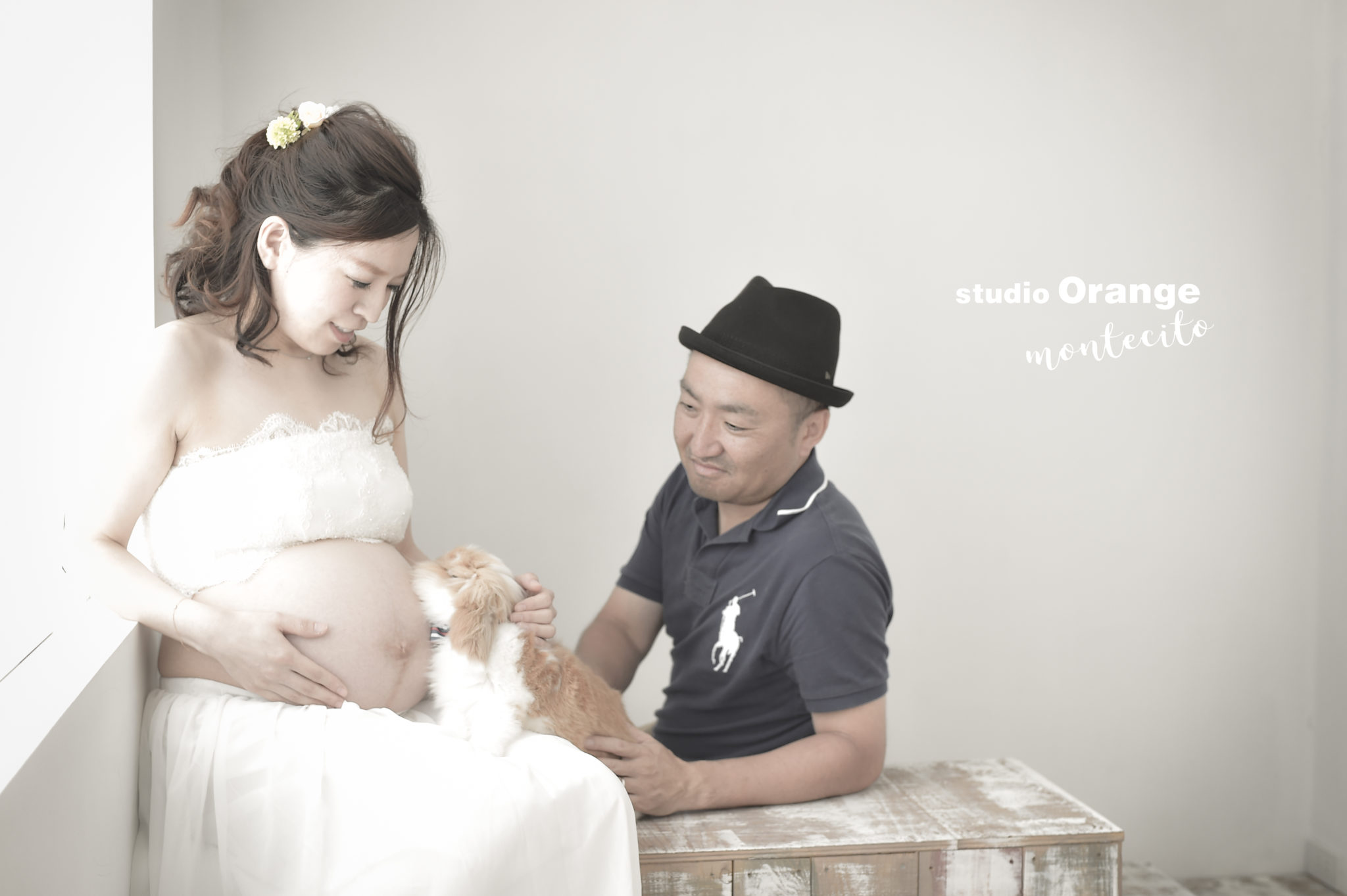 尼崎市からウサギちゃんとマタニティフォト