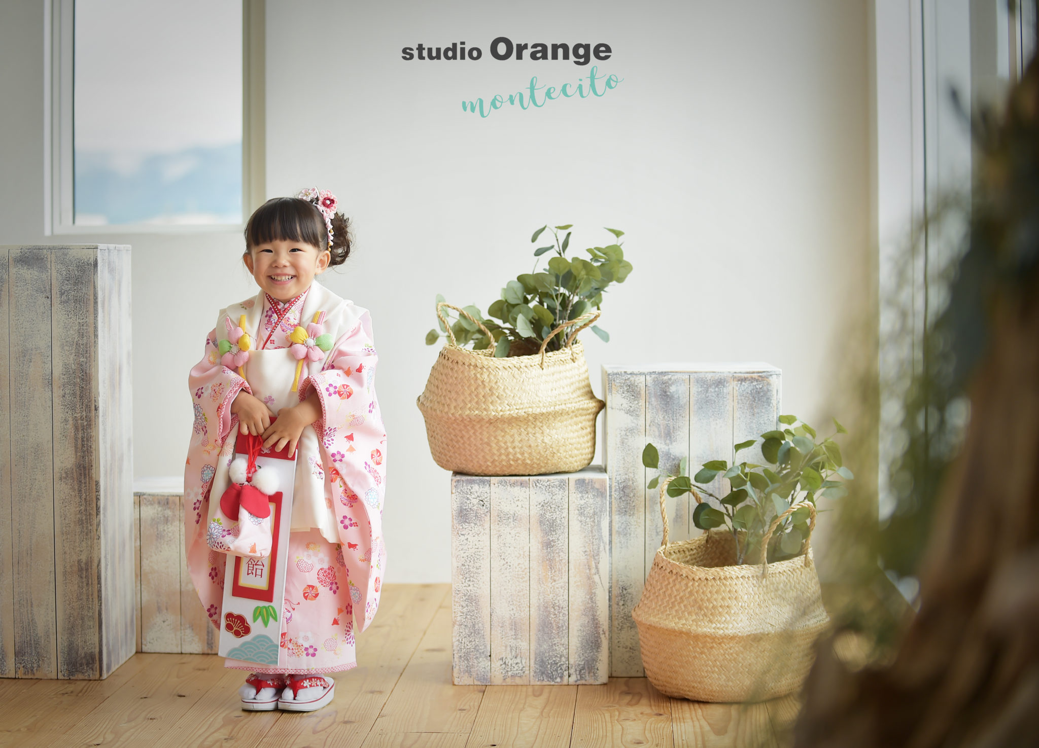 尼崎から3歳の七五三前撮りの女の子