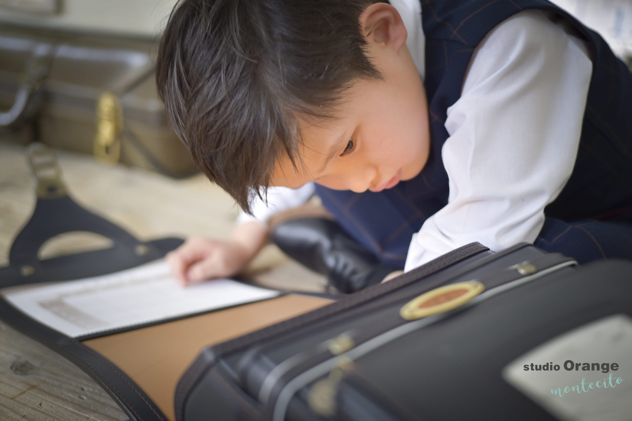 宝塚市より少しお兄ちゃんになった入学撮影