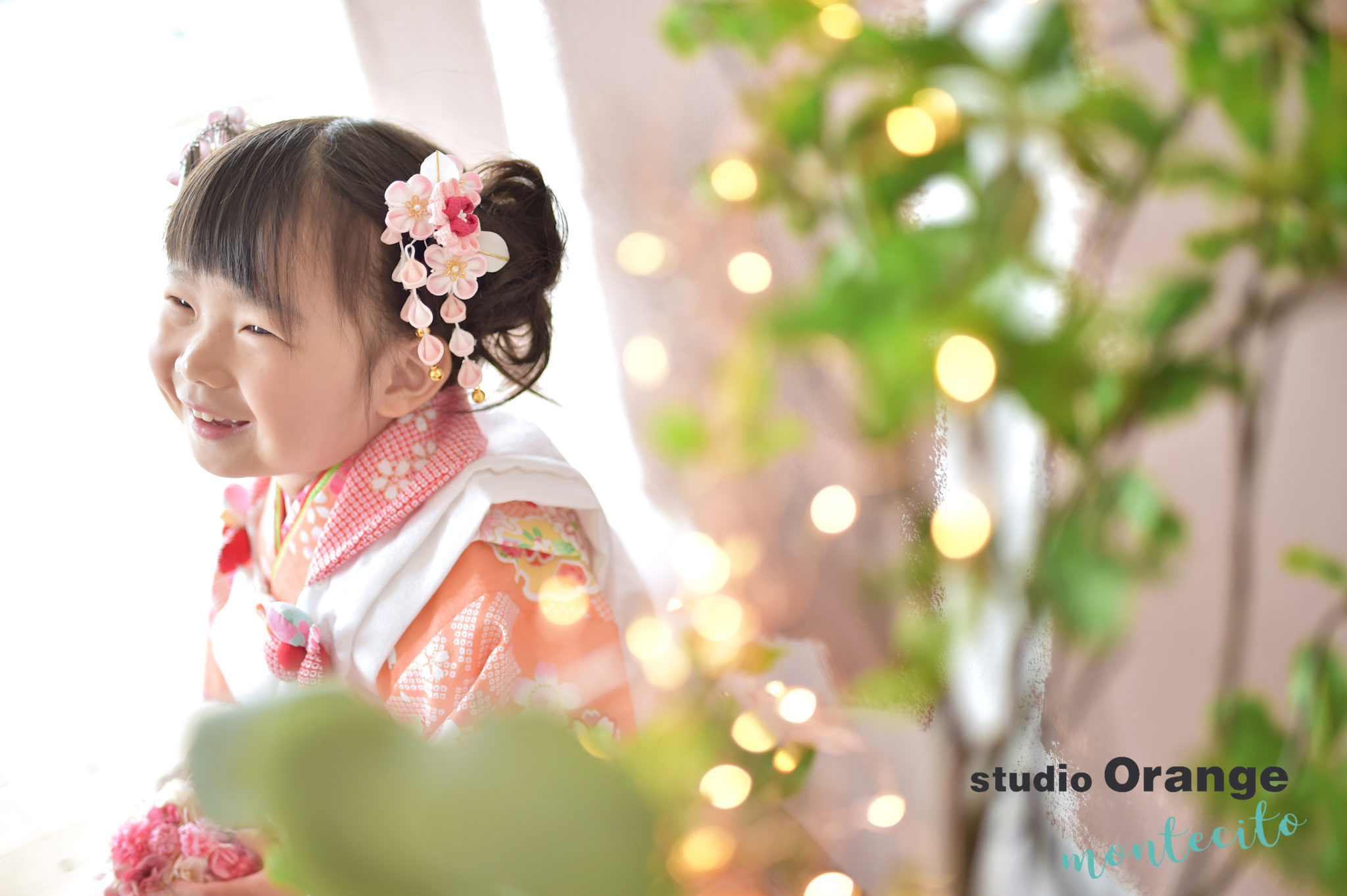 宝塚市から3歳女の子と３姉妹の七五三撮影
