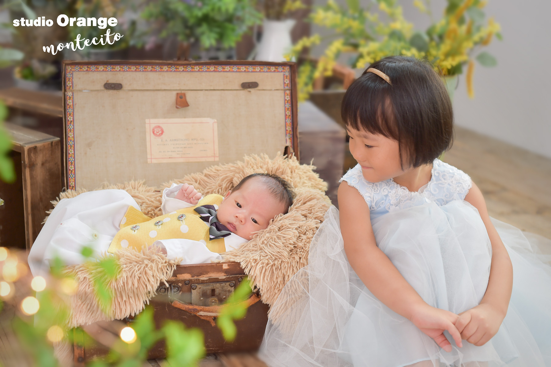 1ヶ月の赤ちゃんのお宮参り写真で宝塚市から