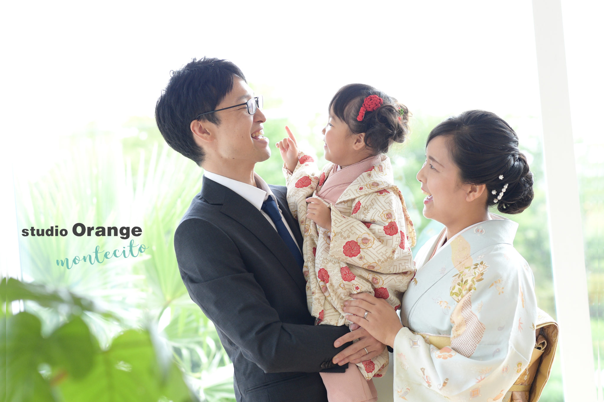 伊丹市から３歳女の子の七五三撮影