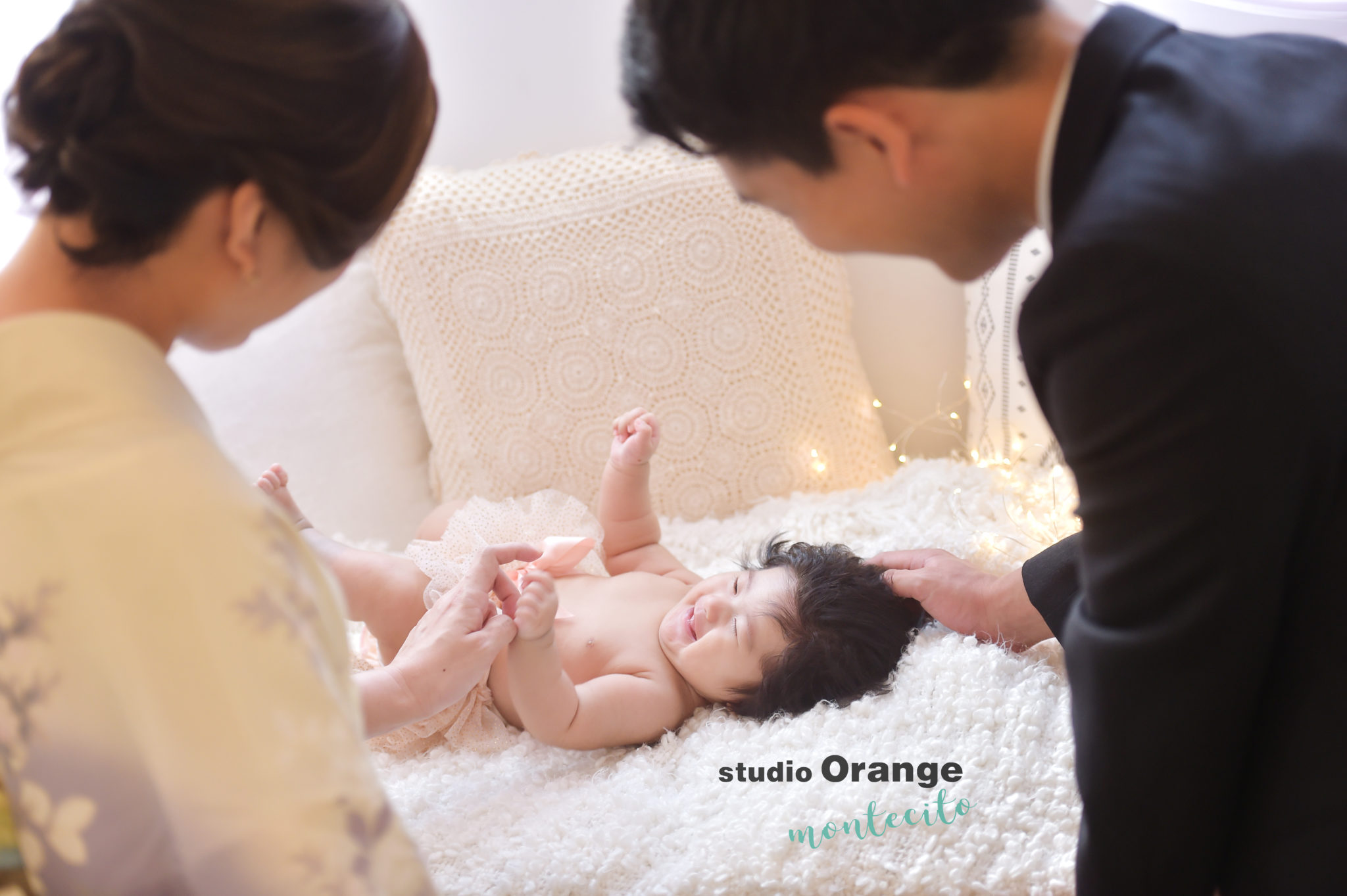 伊丹市から３ヶ月女の子のお宮参り撮影