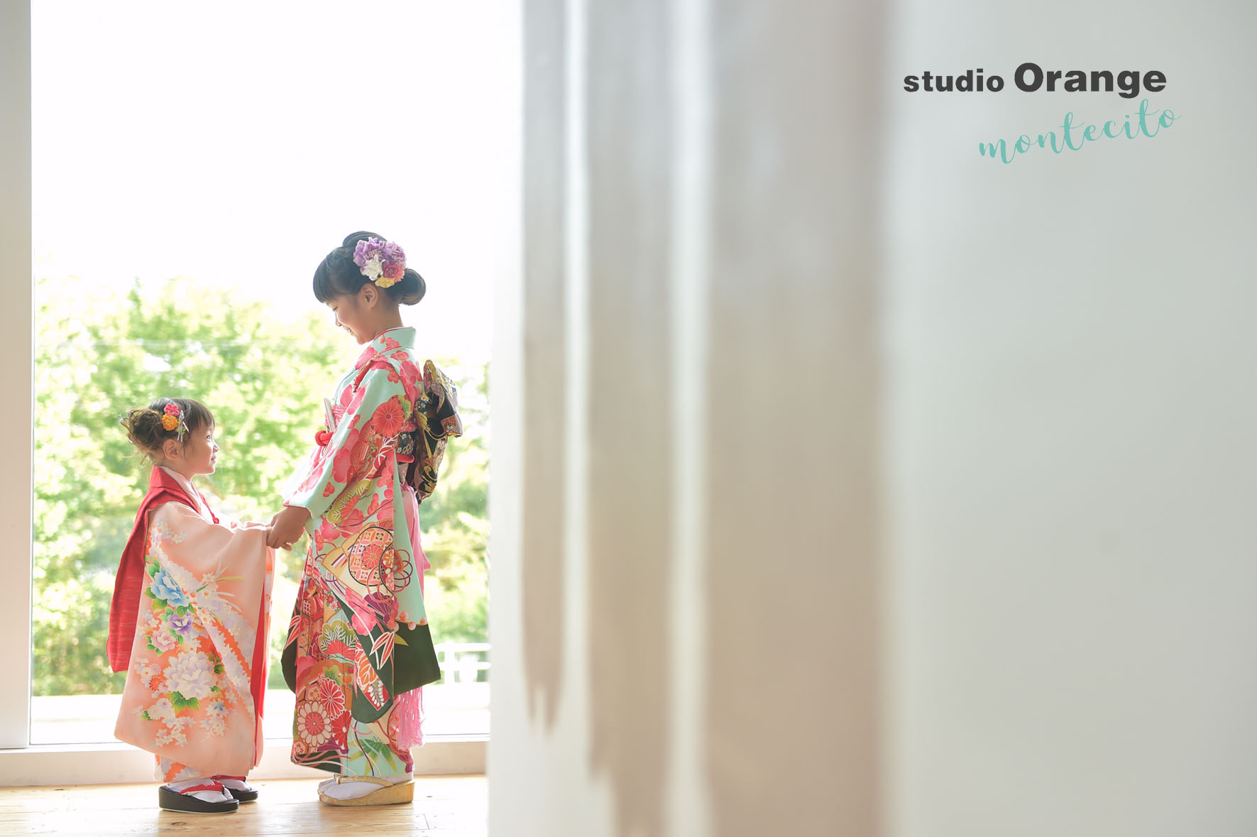 宝塚市から3才と7才の七五三写真撮影