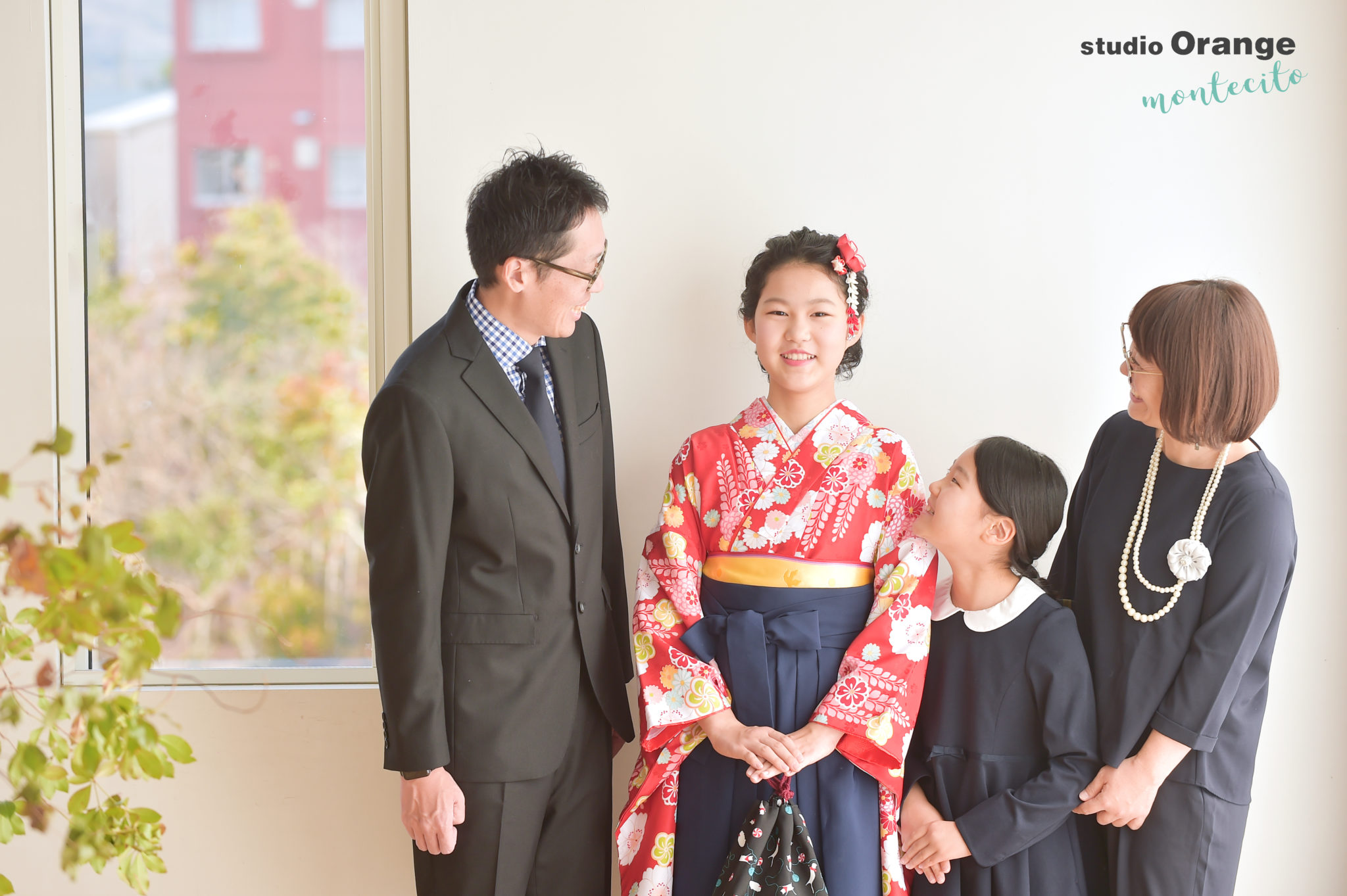 宝塚市から小学校卒業袴撮影