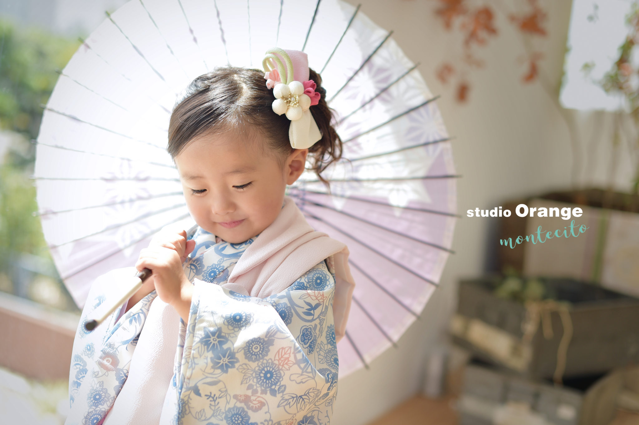 世界に１着しかない！３歳女の子のお着物のご紹介