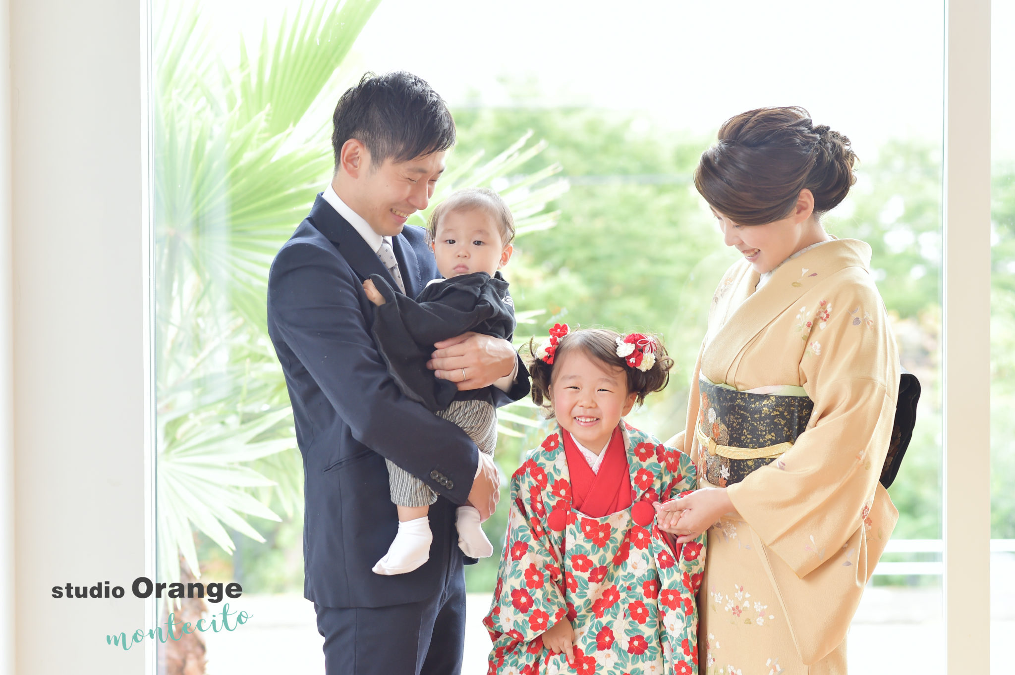 川西市から３歳女の子の七五三前撮り