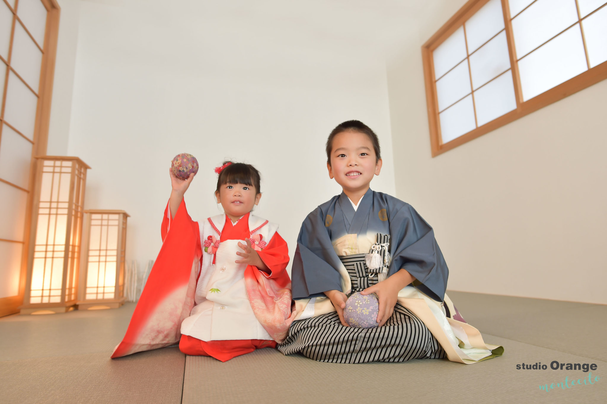お持ち込みのお着物で七五三撮影