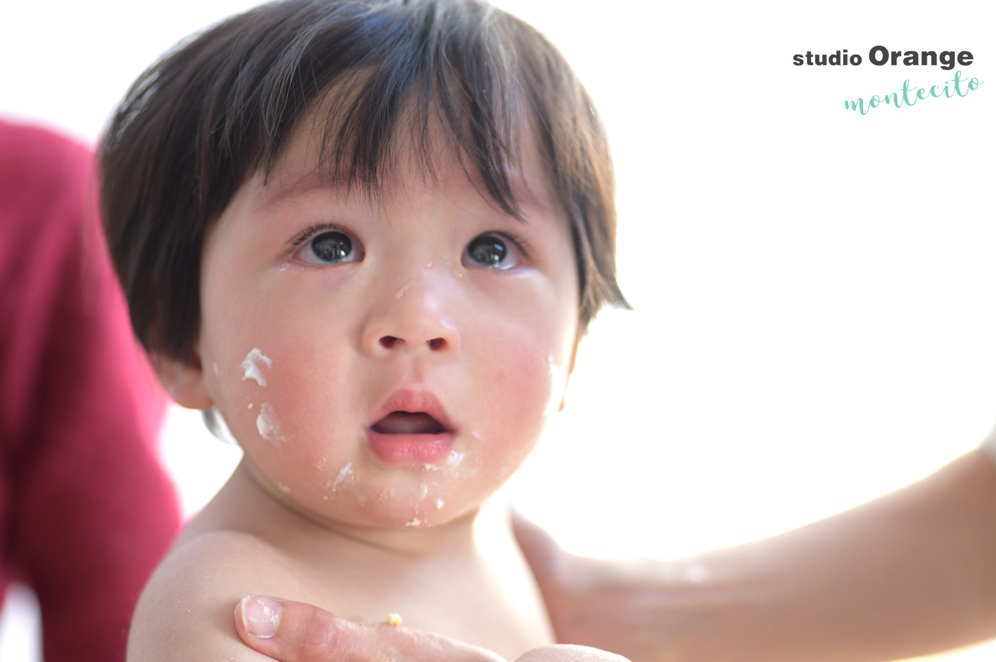 スマッシュケーキお持ち込みの1歳誕生日撮影