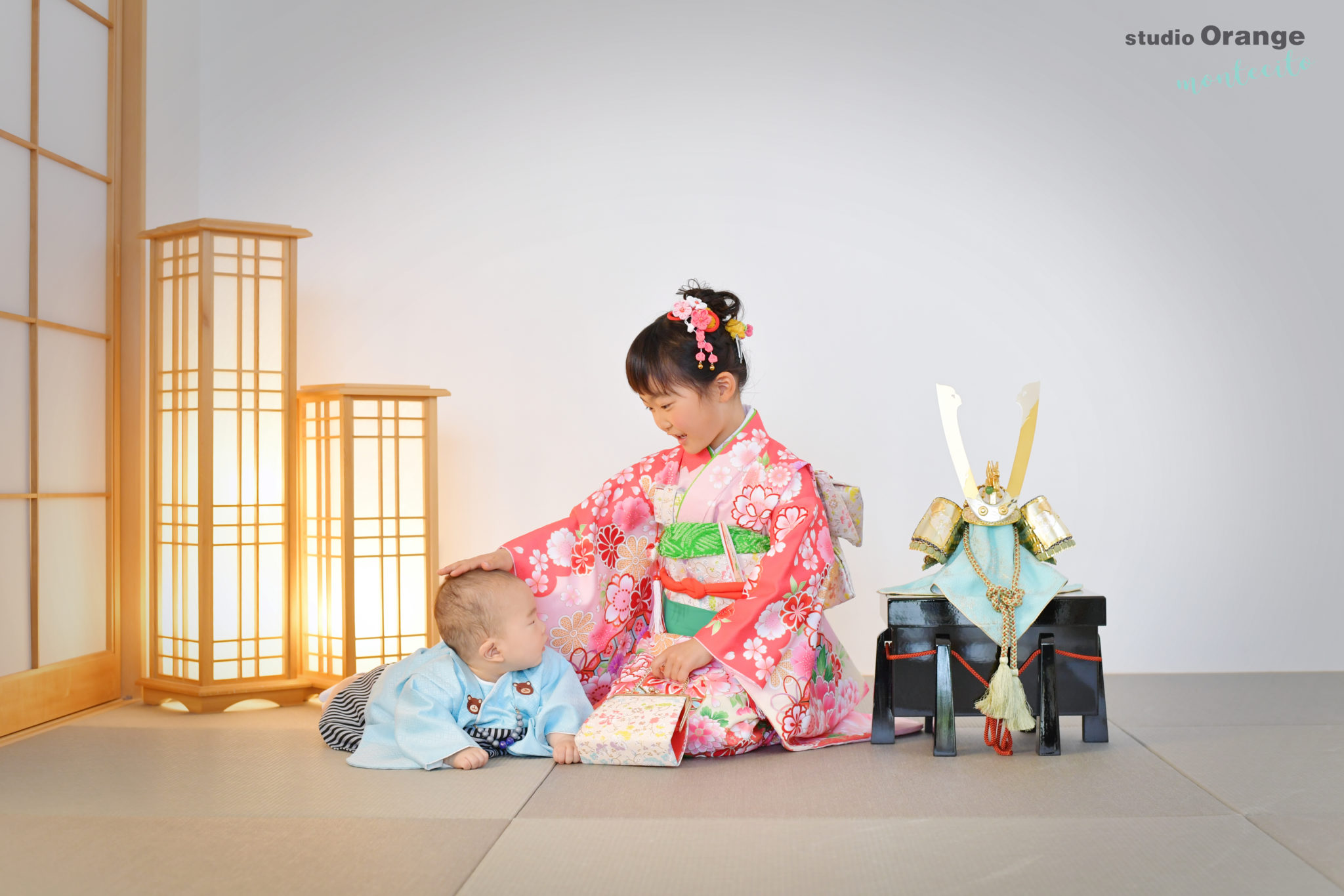 宝塚市から６ヶ月男の子の端午の節句撮影