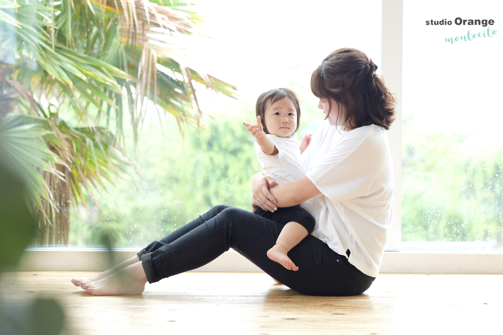 １歳お姉ちゃんと一緒にマタニティ撮影