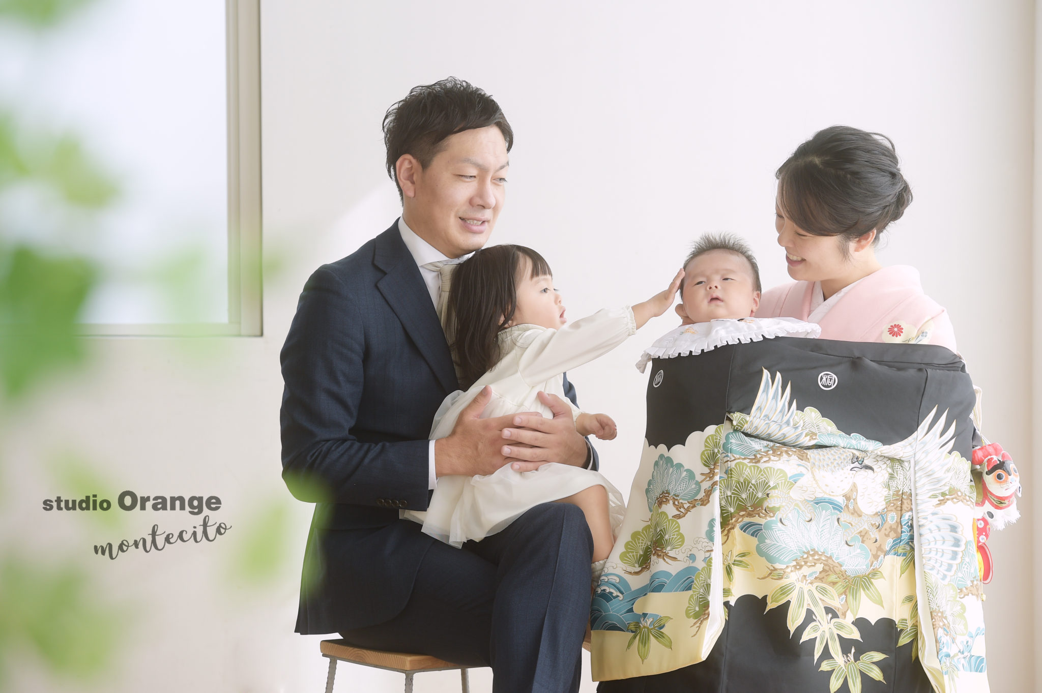 茨木市より１歳のお姉ちゃんとお宮参り撮影