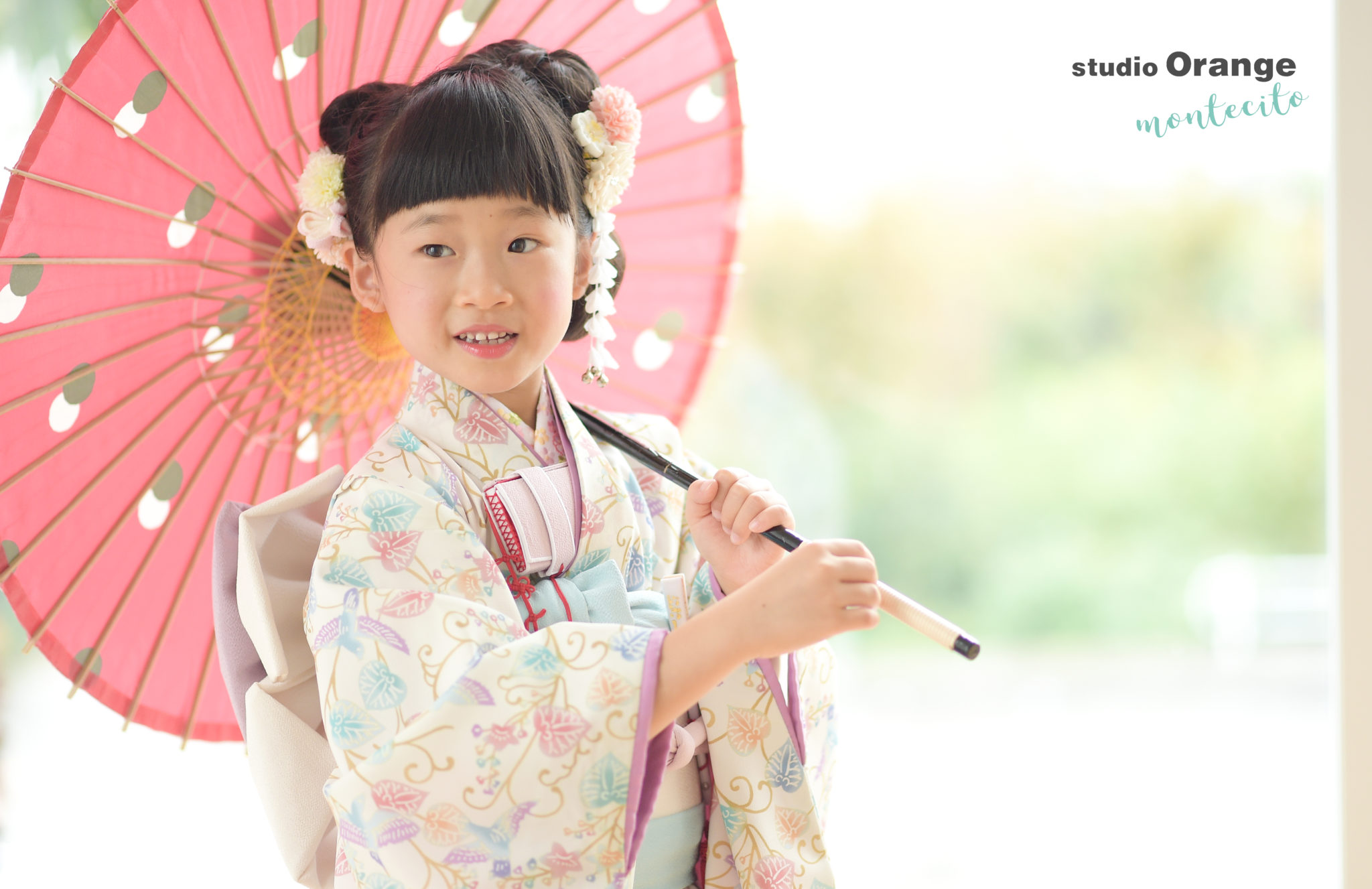 七五三撮影での女の子ヘアスタイル、こんなのありました！！