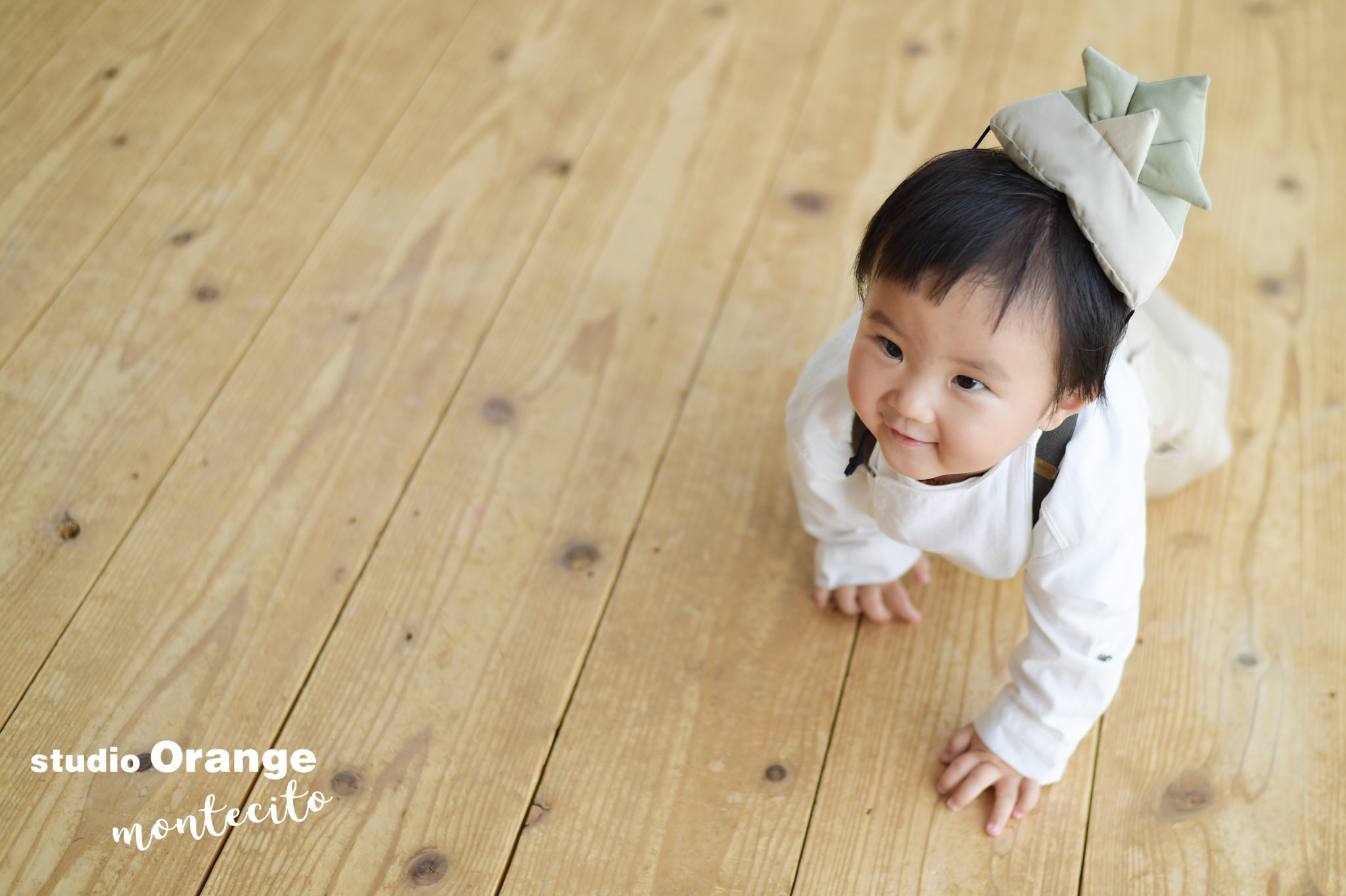 １歳男の子持ち込み小物と端午の節句撮影