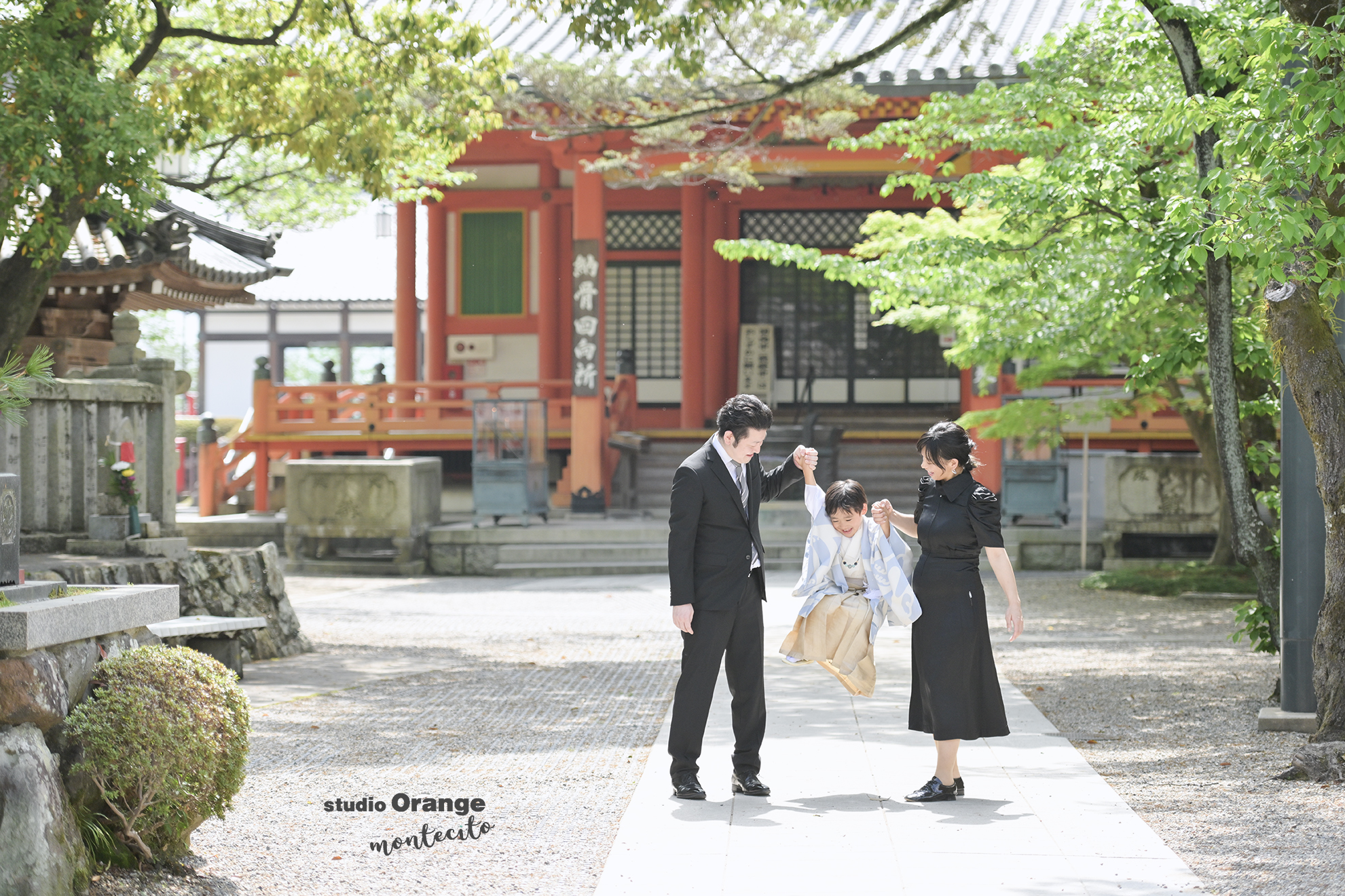 七五三ロケ撮影で、お参りの日の思い出を写真に！