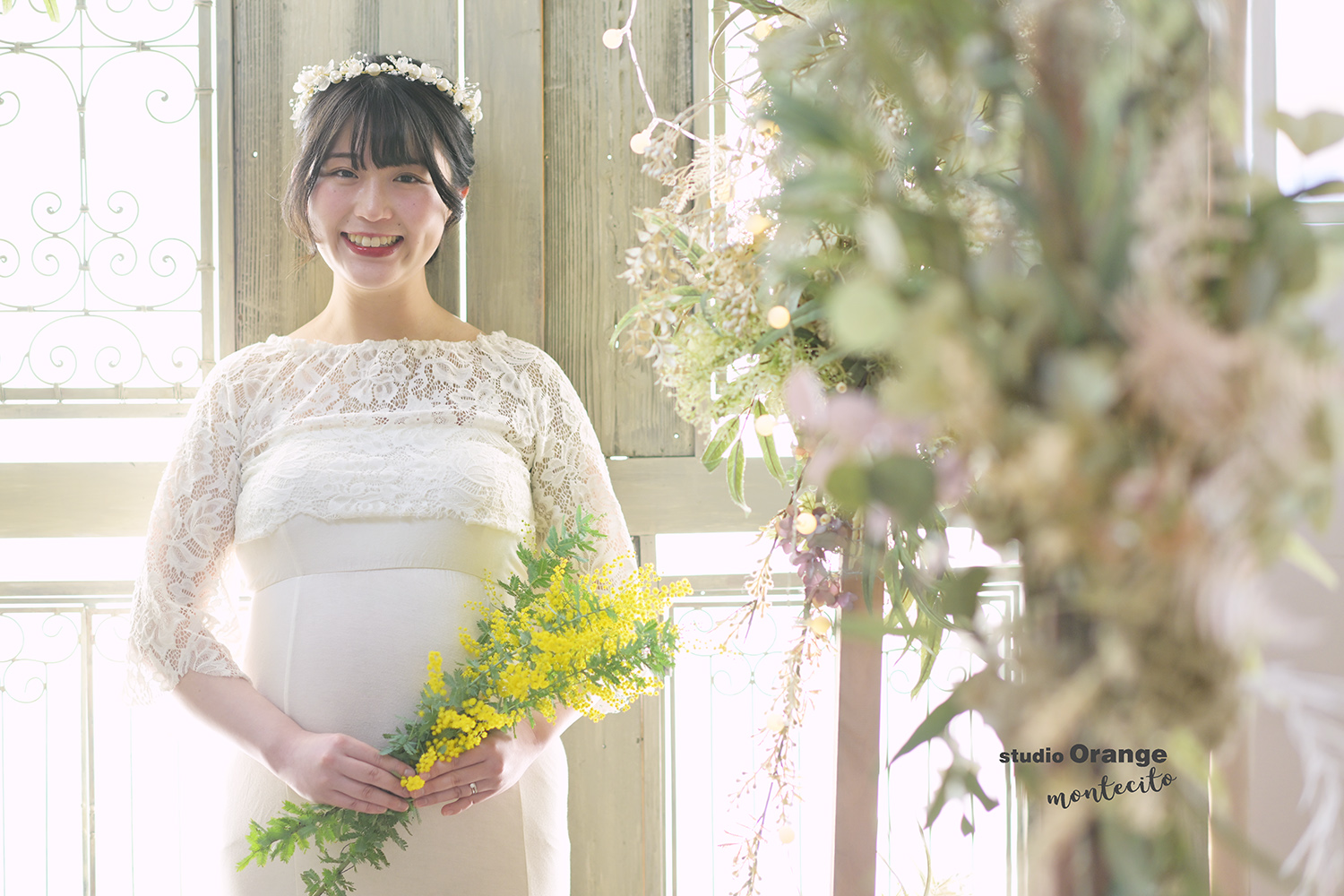春限定！！ミモザと撮れるマタニティフォト