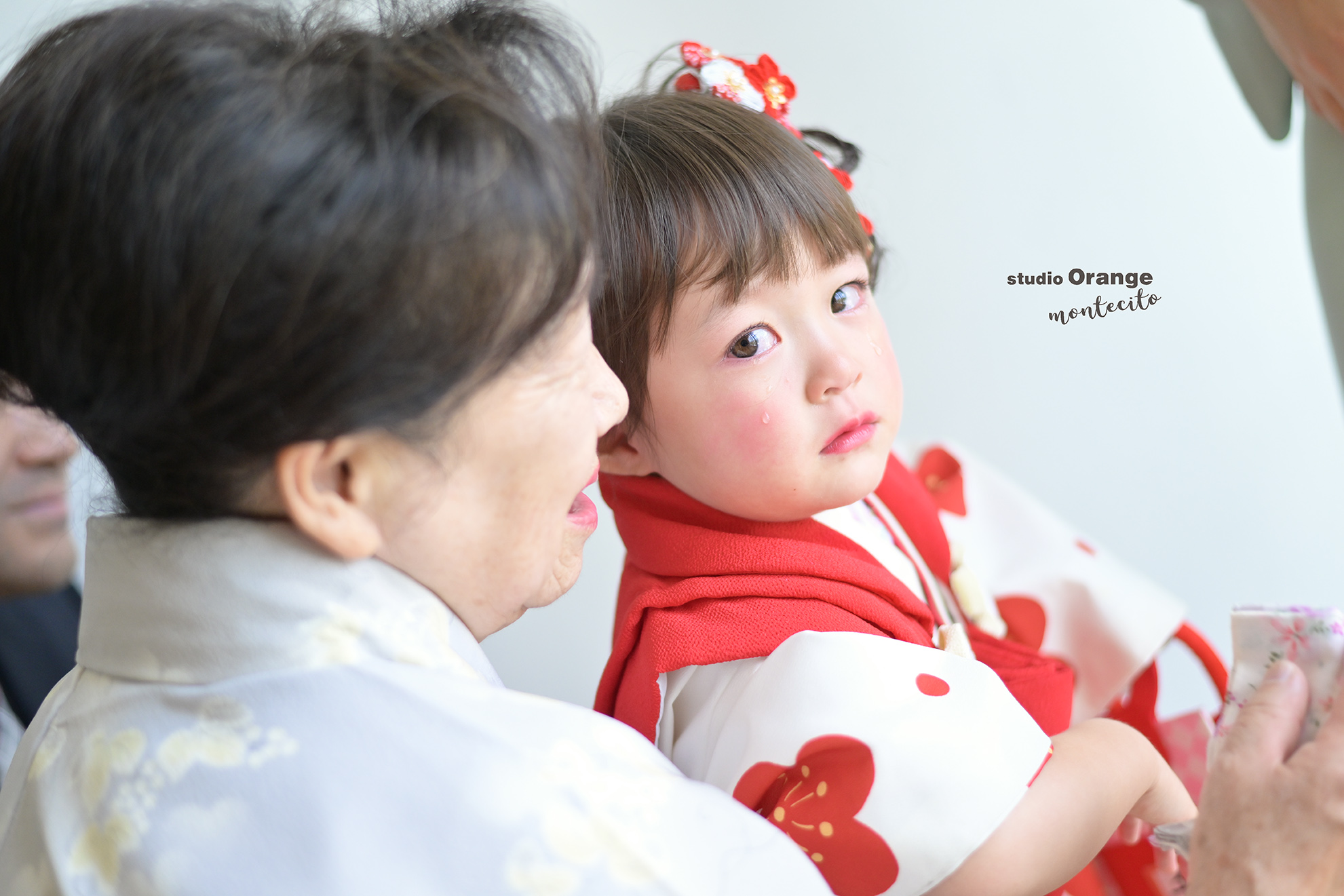 不安で涙がポロポロ、、３歳の七五三前撮り撮影