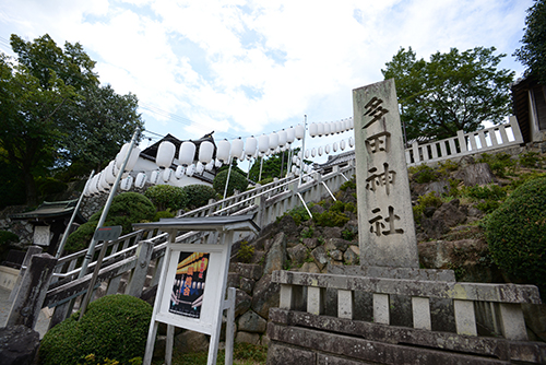 多田神社　風景　七五三詣り