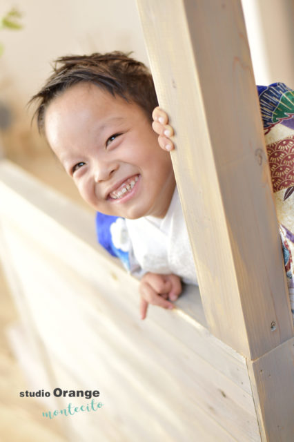 池田市　七五三　5歳男の子