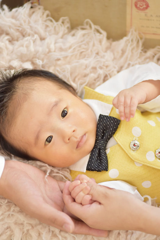 宝塚　お宮参り　ベビードレス　男の子