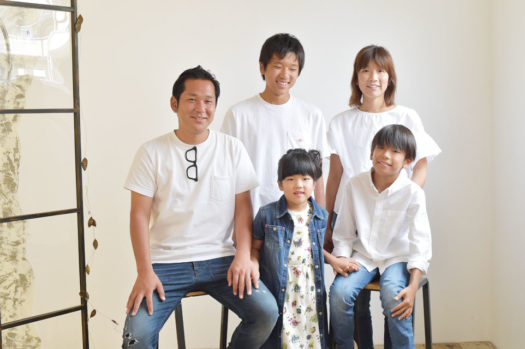 宝塚市　七五三　自然な家族写真
