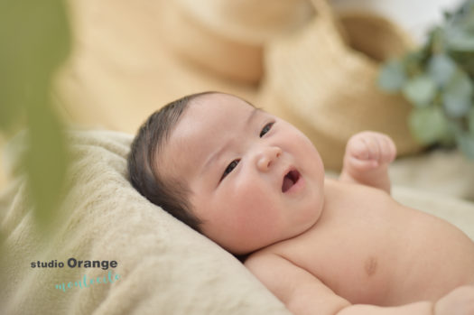 宝塚市　写真館　お宮参り　男の子