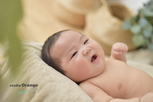 宝塚市　写真館　お宮参り　男の子