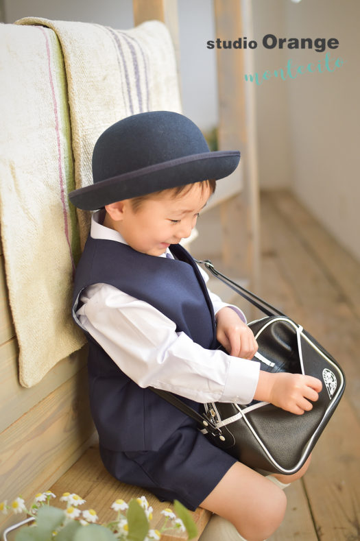 伊丹市　入園記念　写真撮影　制服　男の子