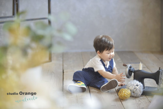 宝塚市　写真館　お誕生日撮影　男の子