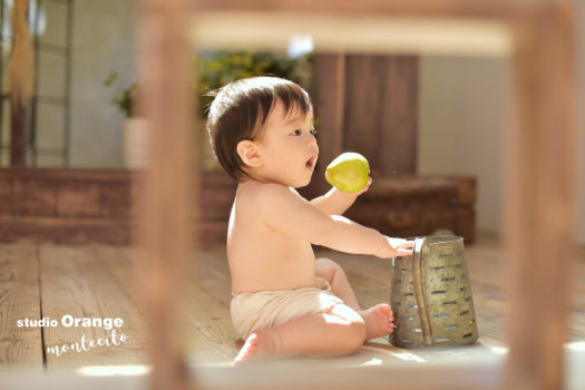 宝塚市　写真館　お誕生日　男の子