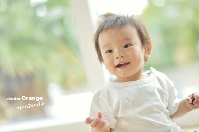 宝塚市　写真館　お誕生日撮影　男の子