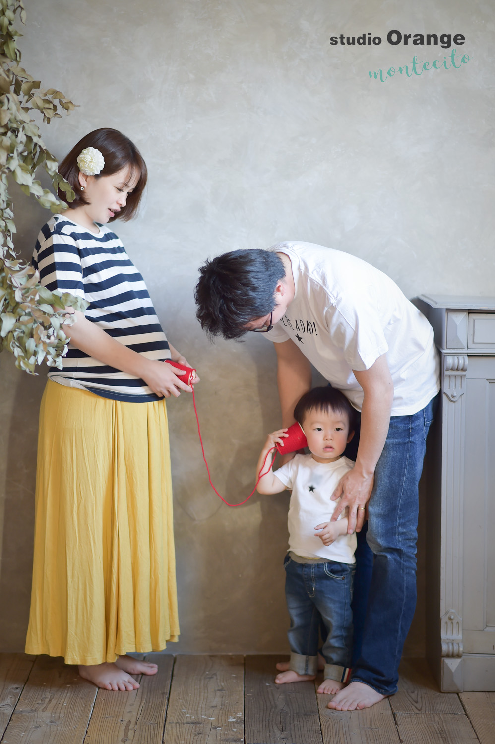 川西市　マタニティフォト　2才お兄ちゃん