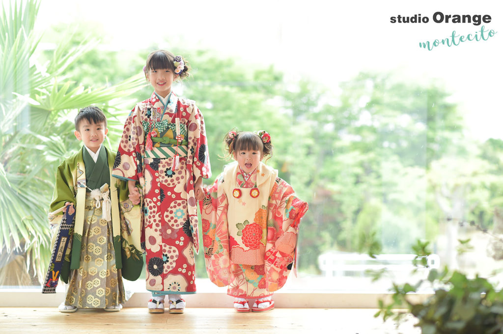 伊丹市より7歳5歳3歳の三兄弟が七五三前撮り | 宝塚市の写真館
