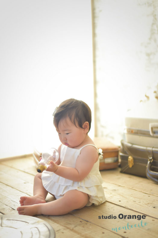 池田市　お誕生日フォト　1才女の子