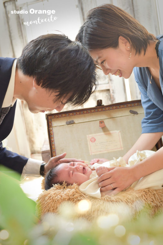 大阪市　中山寺　お宮参り　生後2ヶ月女の子