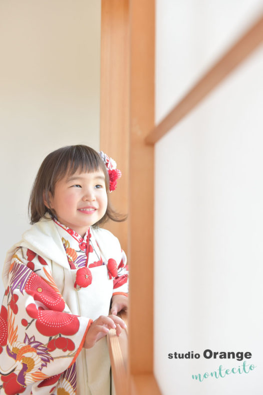 七五三　3歳　ショートカット　七五三ヘアスタイル　ボブ