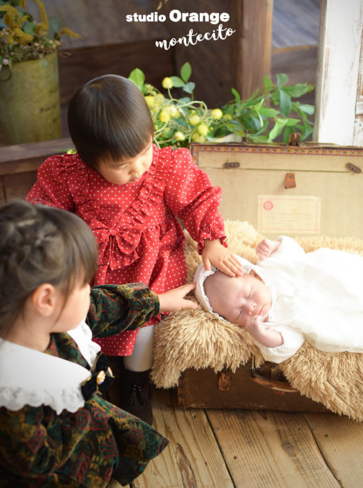 川西市　お宮参り　持ち込み祝い着