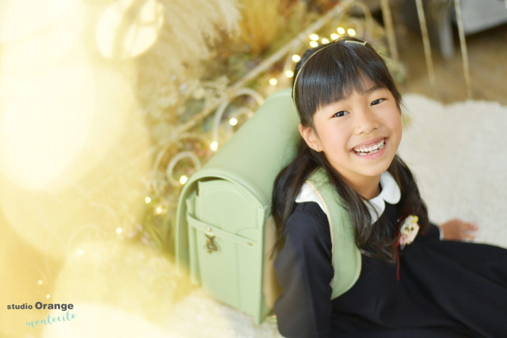 もうすぐ1年生！ランドセルと一緒に入学のご撮影 | 宝塚市の写真館
