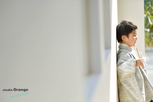 神戸市　３歳男の子　七五三撮影