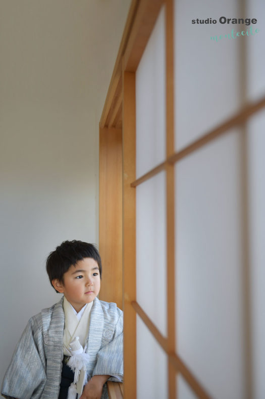 神戸市　３歳男の子　七五三撮影