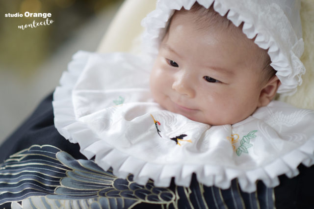 加古川市　生後３ヶ月　男の子　持込着物　お宮参り