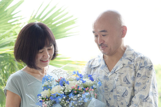 箕面市 結婚記念祝い 家族写真