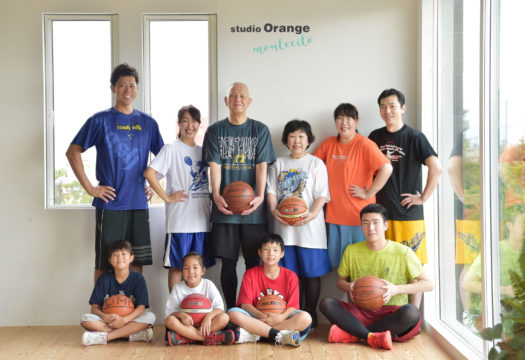 家族写真　長寿　バスケットボール