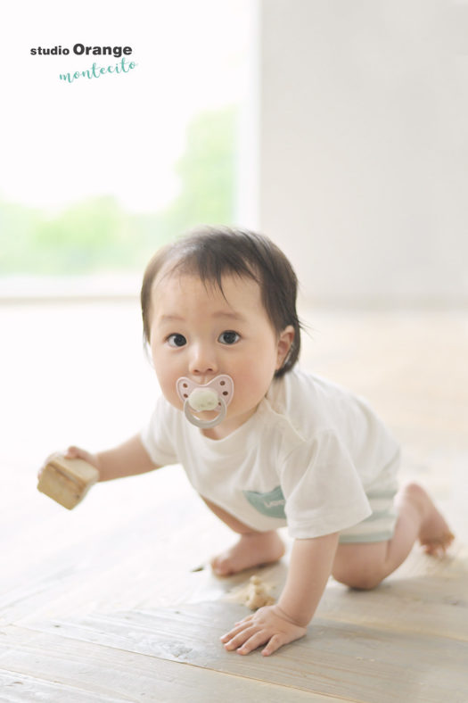 1歳　男の子　バースデーフォト