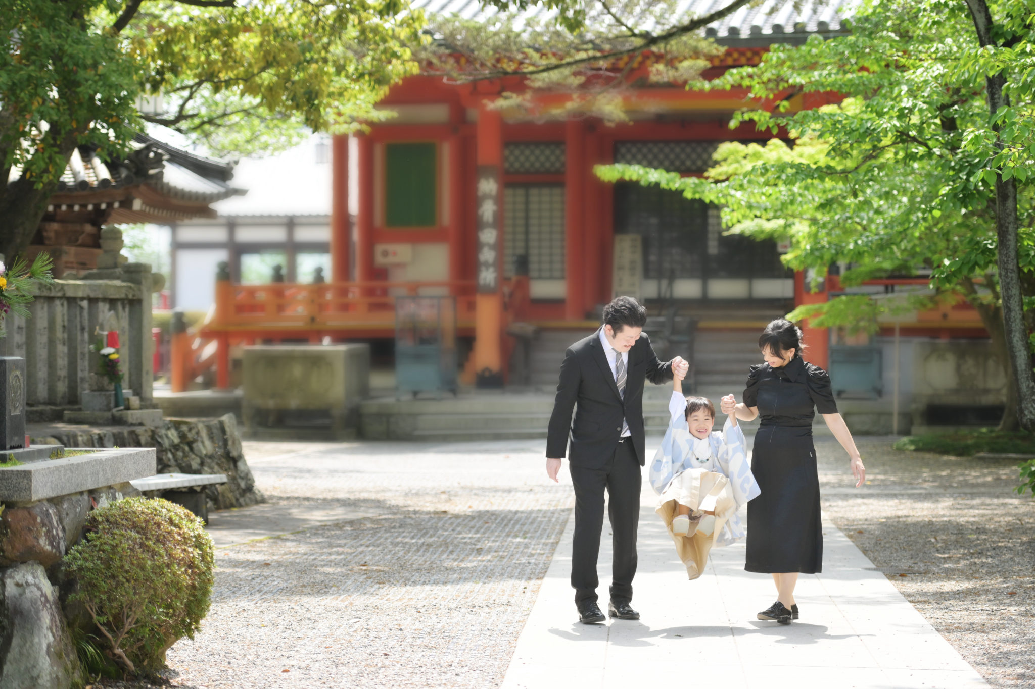 七五三　中山寺　出張撮影　ロケーション撮影