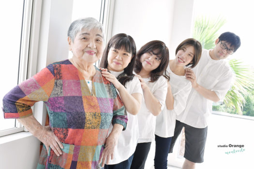 長寿のお祝い　米寿　88歳　三世代